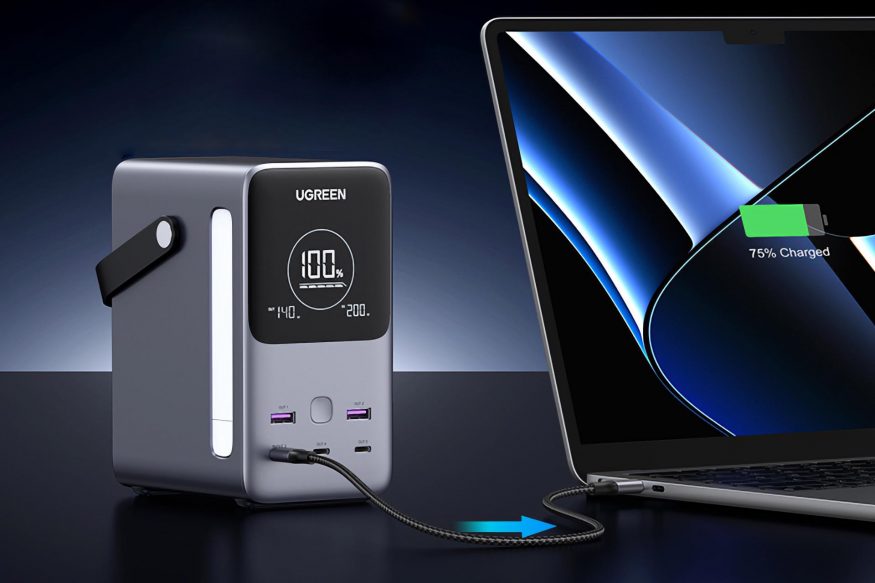Powerbanka Ugreen s kapacitou 48 000 mAh a 300W výkonem