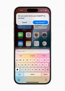 Ukázka integrace Siri a ChatGPT