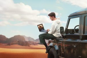 Notebook Asus ProArt P16 na propagačním snímku