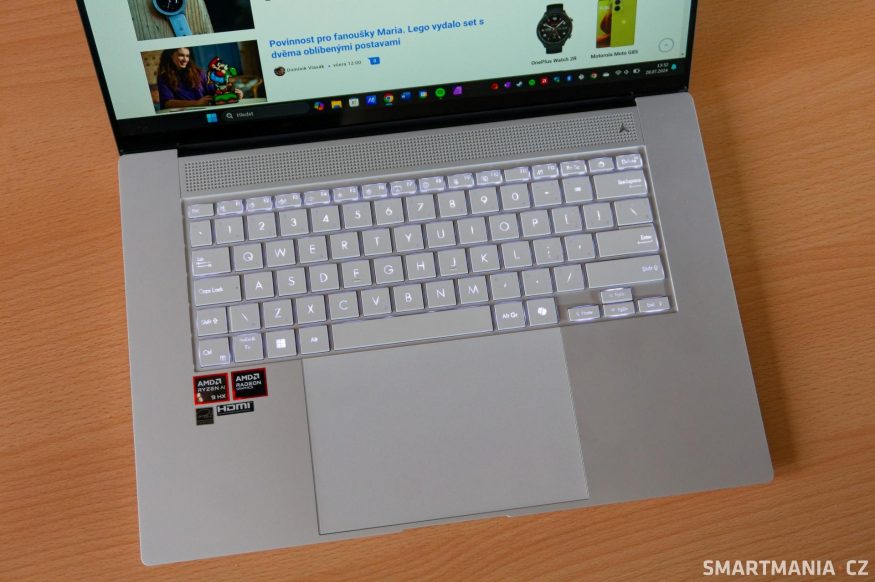 Klávesnice s touchpadem Asus Zenbook S 16