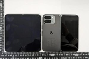 Ohebný smartphone Google Pixel Pro Fold na uniklém snímku