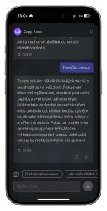 Screenshot aplikace Amazfit Zepp