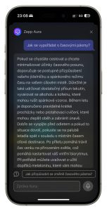 Screenshot aplikace Amazfit Zepp