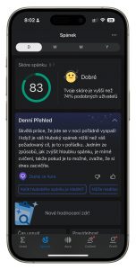 Screenshot aplikace Amazfit Zepp