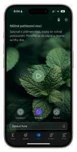 Screenshot aplikace Amazfit Zepp