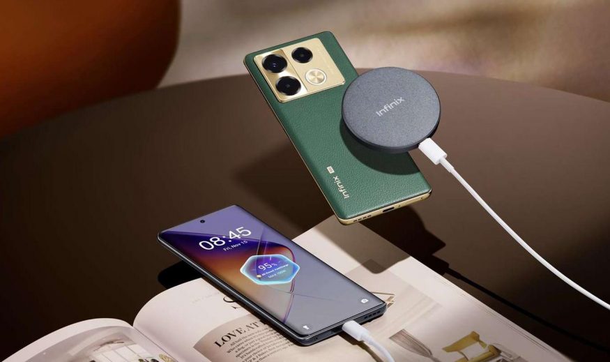 Infinix Note 40 Pro+ 5G s bezdrátovým nabíjením