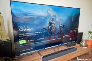 Služba Nvidia GeForce Now na televizoru