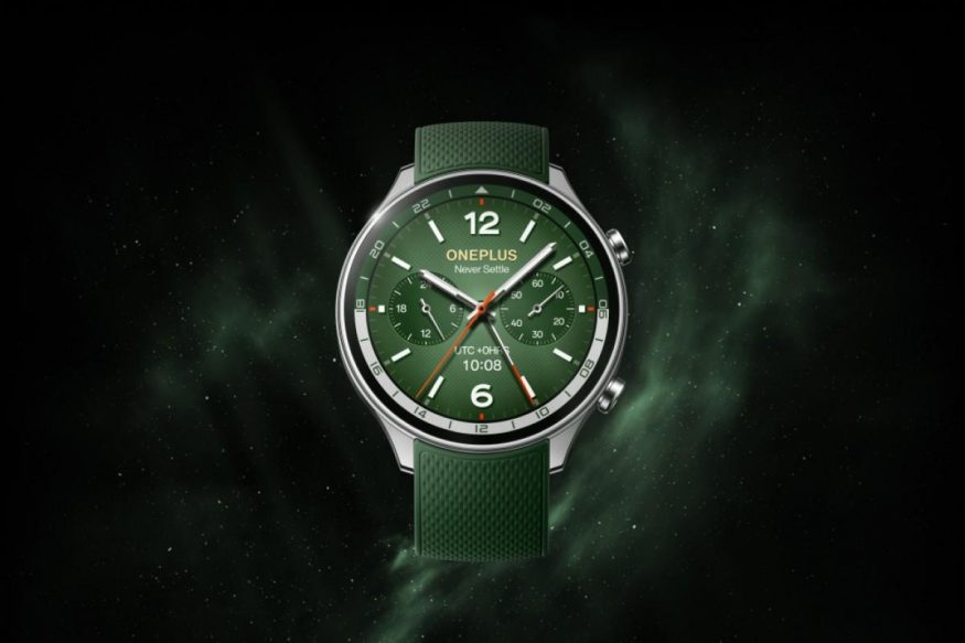 OnePlus Watch 2R v zelené barvě