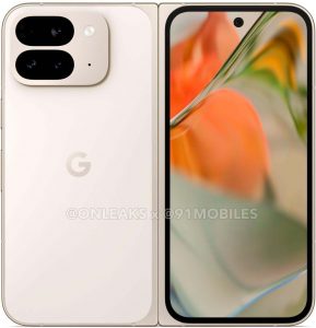 Pixel 9 Pro Fold v bílé barvě