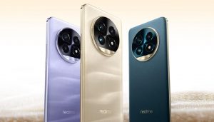 Realme 13 Pro ve třech barvách na tiskovém snímku