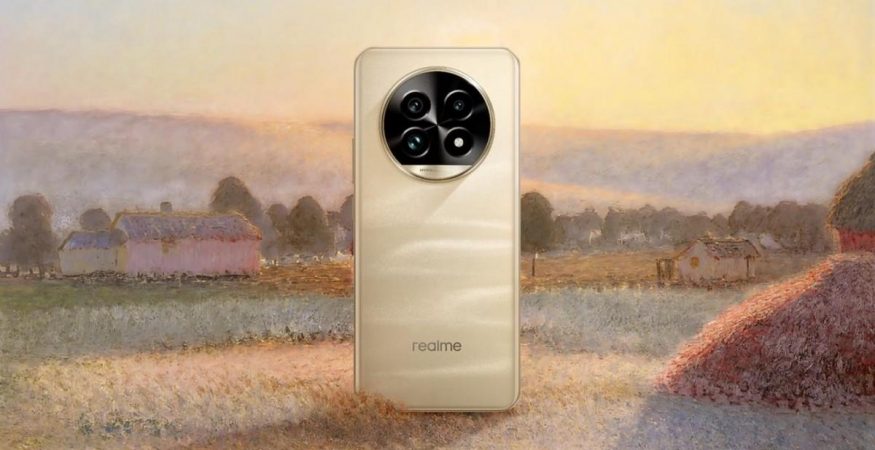 Realme 13 Pro v barvě Monet Gold
