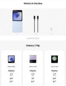 Uniklé informace o telefonech Galaxy Z Fold 6 a Galaxy Z Flip 6 od Samsungu