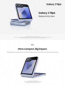 Uniklé informace o telefonech Galaxy Z Fold 6 a Galaxy Z Flip 6 od Samsungu