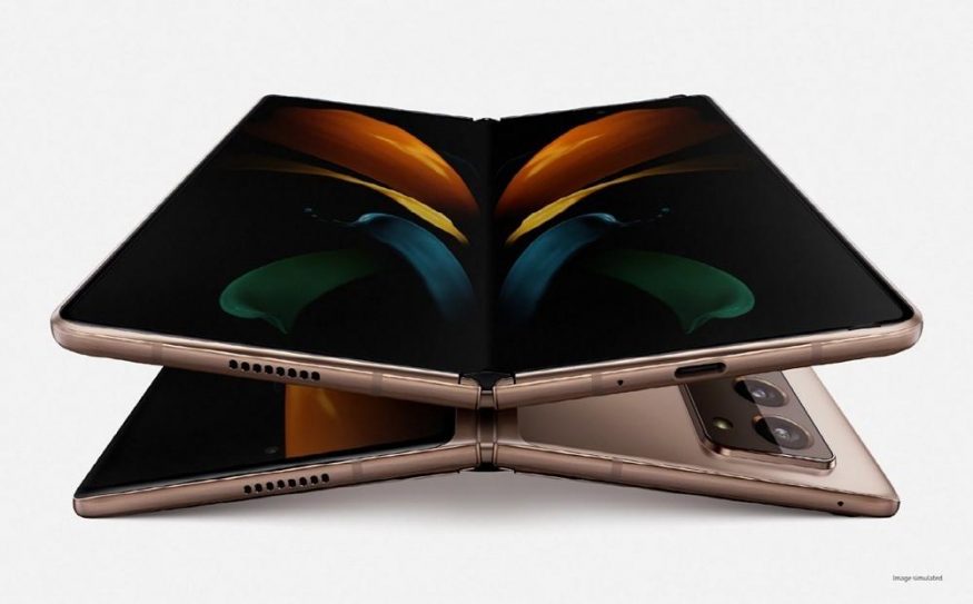 Detail na smartphone Galaxy Z Fold od Samsungu