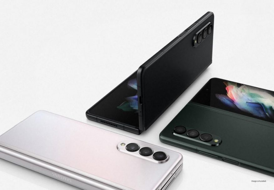Detail na smartphone Galaxy Z Fold od Samsungu