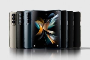 Detail na smartphone Galaxy Z Fold od Samsungu