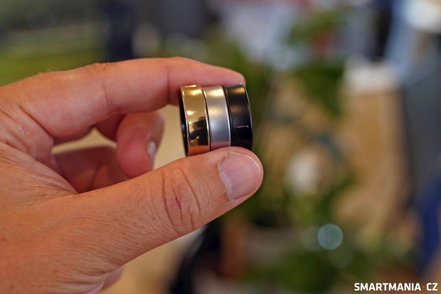 Samsung Galaxy Ring ve třech barevných variantách