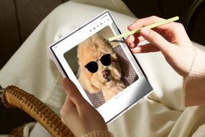 Chytrá funkce na smartphonu Samsung Galaxy Z Fold 6 s názvem Sketch to image