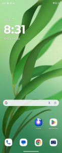 I výchozí launcher umožní nastavit jemnost mřížky