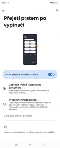 Chytré využití čtečky otisků na boku