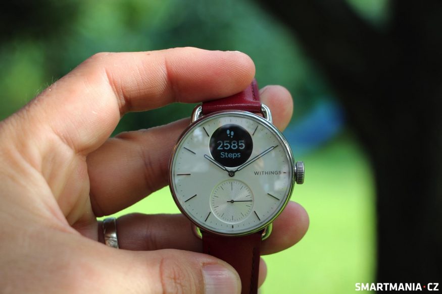 Withings ScanWatch 2: nachozené kroky