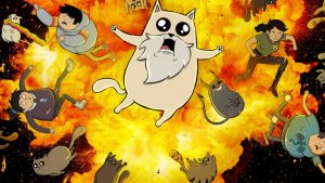 Snímek ze seriálu Exploding Kittens