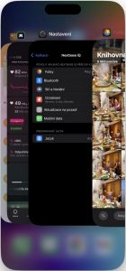 Zrcadlení obrazu iPhonu na macOS – přepínání aplikací