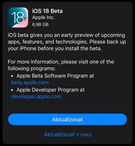 ios 18 beta