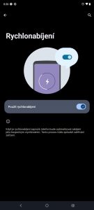 Pokud nabíjíte často v noci, můžete si zařadit nižší rychlost