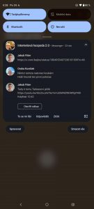 Rychlá nastavení se na displej vejdou jen čtyři