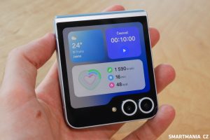 Aplikace na vnějším displeji Galaxy Z Flip 6
