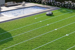 Robotická sekačka Dreame Roboticmower A1 na propagačním snímku