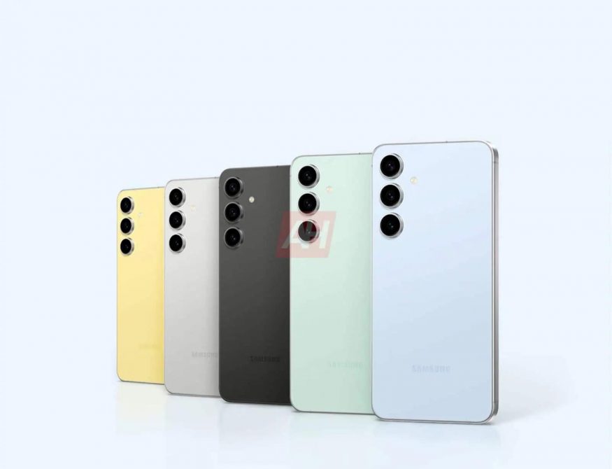 Galaxy S24 FE na propagačním snímku