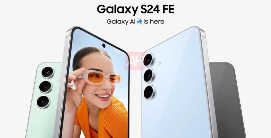 Galaxy S24 FE na tiskovém snímku