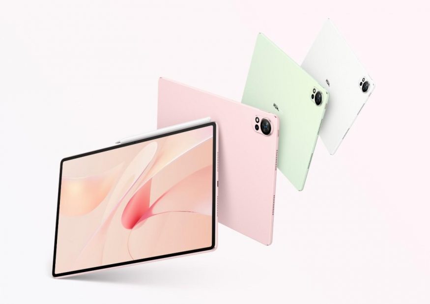 MatePad Air ve čtyřech barvách na tiskovém snímku