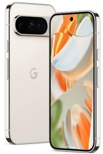 Pixel 9 Pro v bílé barvě