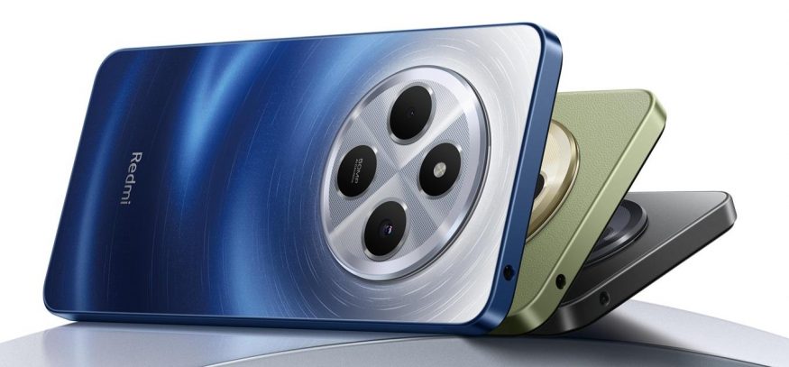 Smartphone Redmi 14C ve třech barevných variantách