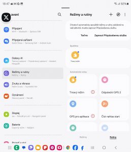 Bixby Routines jsou vlastně také trochu šetřičem baterky