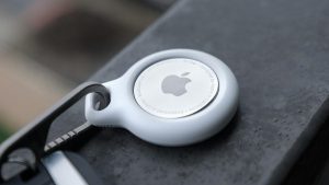 Lokalizační přívěsek Apple AirTag (ilustrační obrázek)