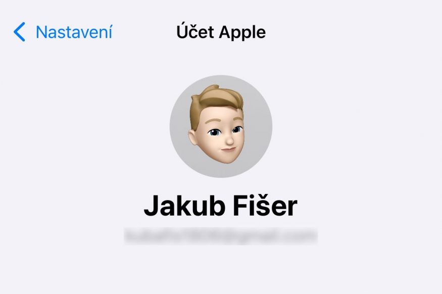 Apple účet v iOS 18