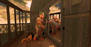 Díky ray tracingu si Doomguy dokonce může prohlédnout sám sebe v zrcadle