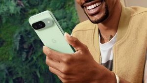 Chytrý telefon Google Pixel 9 na propagačním snímku