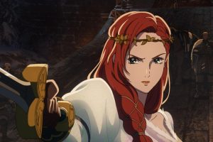 Snímek z anime Pán Prstenů: Válka Rohirů