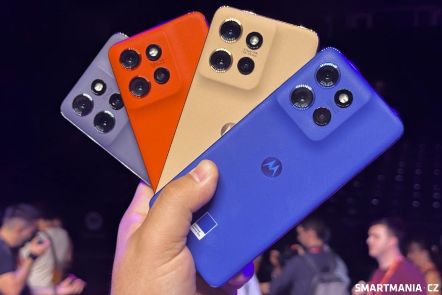 Motorola Edge 50 Neo ve všech čtyřech barvách Pantone