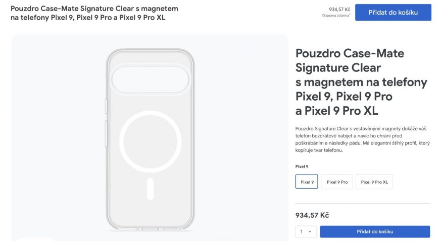 Pouzdro Pixel 9 s magnetem