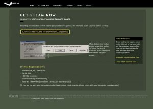 Platforma Steam v roce 2004