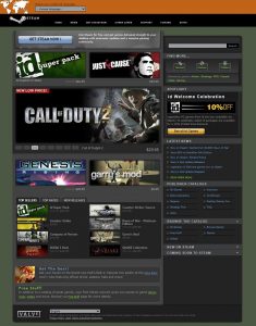 Platforma Steam v roce 2007