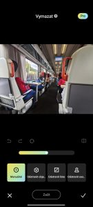 Úprava obrázků, rovněž v aplikaci Galerie