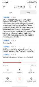 Následný převod, jak vidno skoro bez chyb