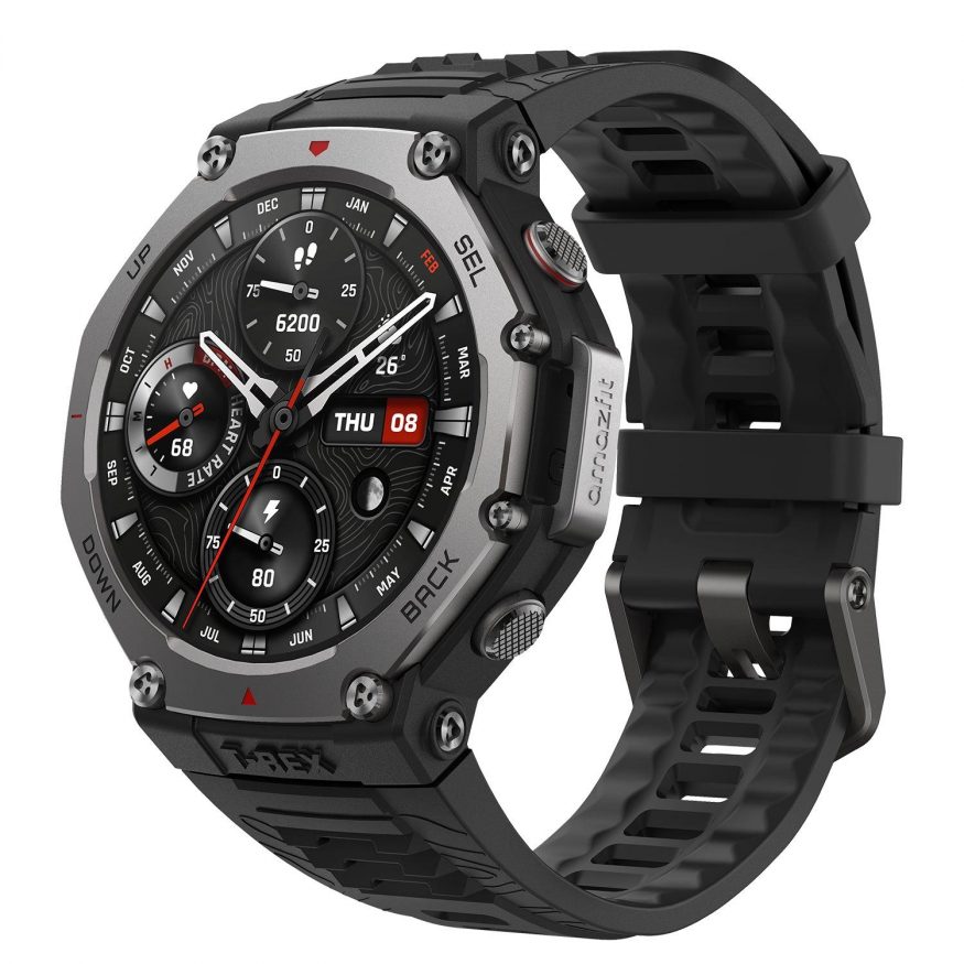 Amazfit T-Rex 3 s černým řemínkem